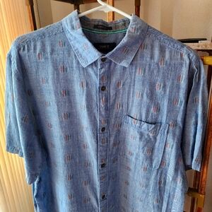 ROARK Men's Button-Up Short Sleeve Classic Fit Shirts XL